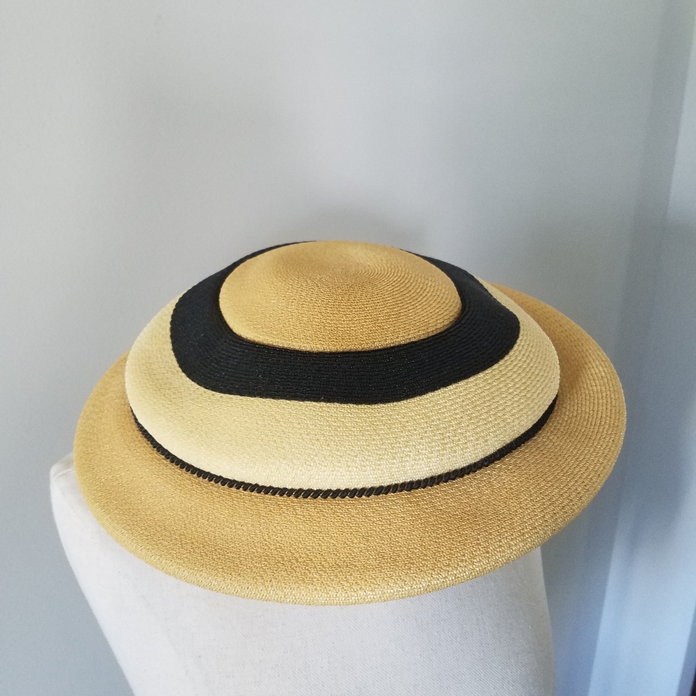 Shiaparelli PARIS Antique Straw hat